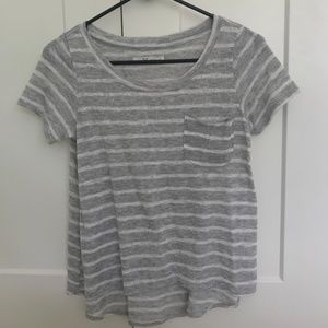 Abercrombie striped sweater tee